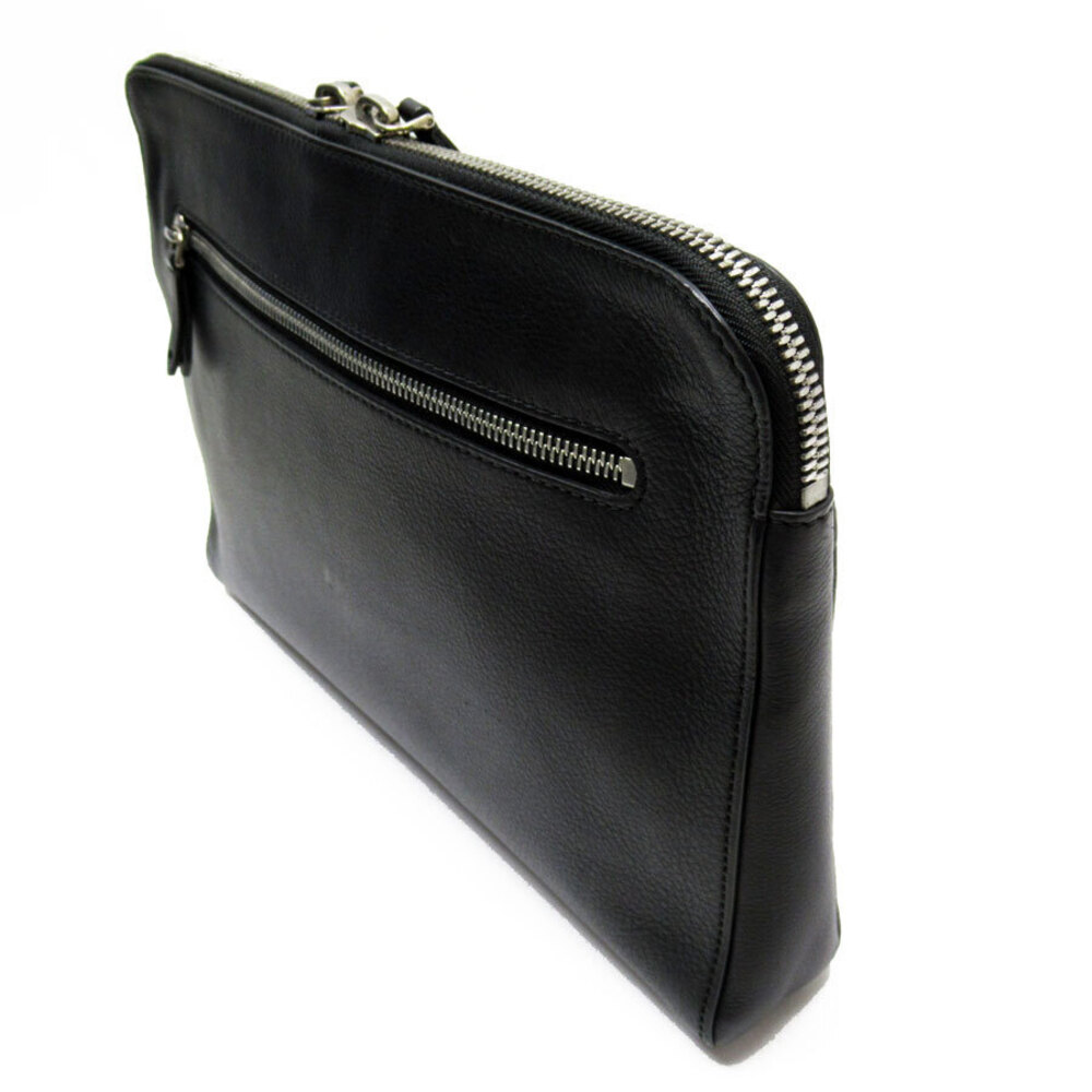 Burberry bag leather clutch black